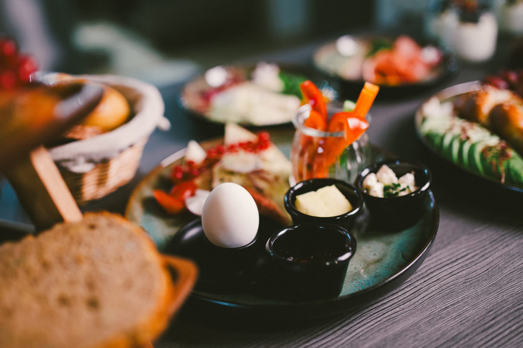 Frühstück und Café